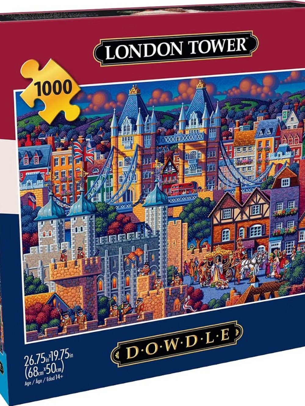 Buffalo Games - Eric Dowdle - Tower Of London - 1000-Piece Puzzle For Adults NIB